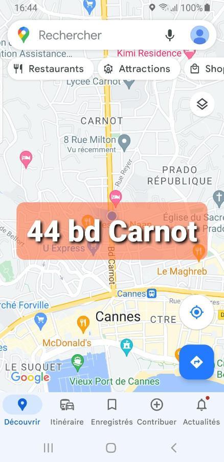 Cannes Carnot 1 Экстерьер фото